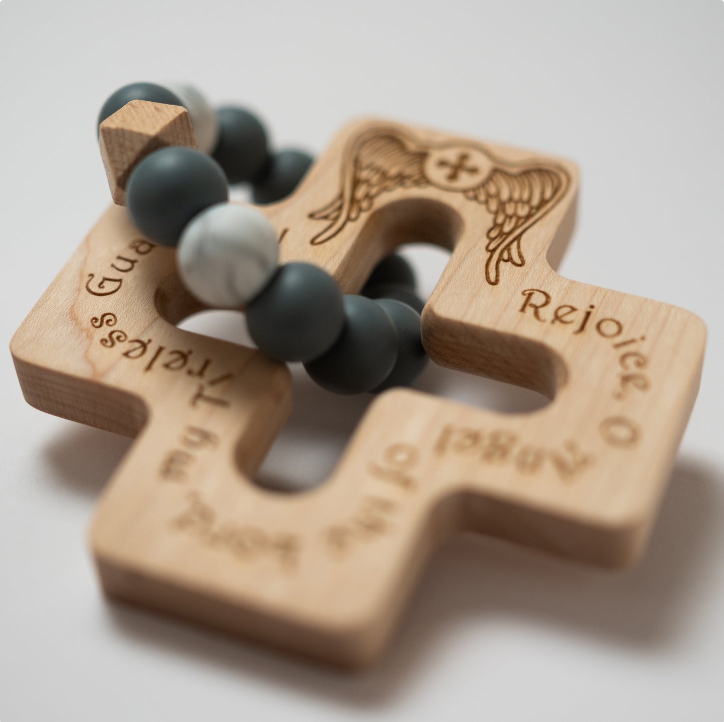 Guardian Angel Cross Teether and Akathist