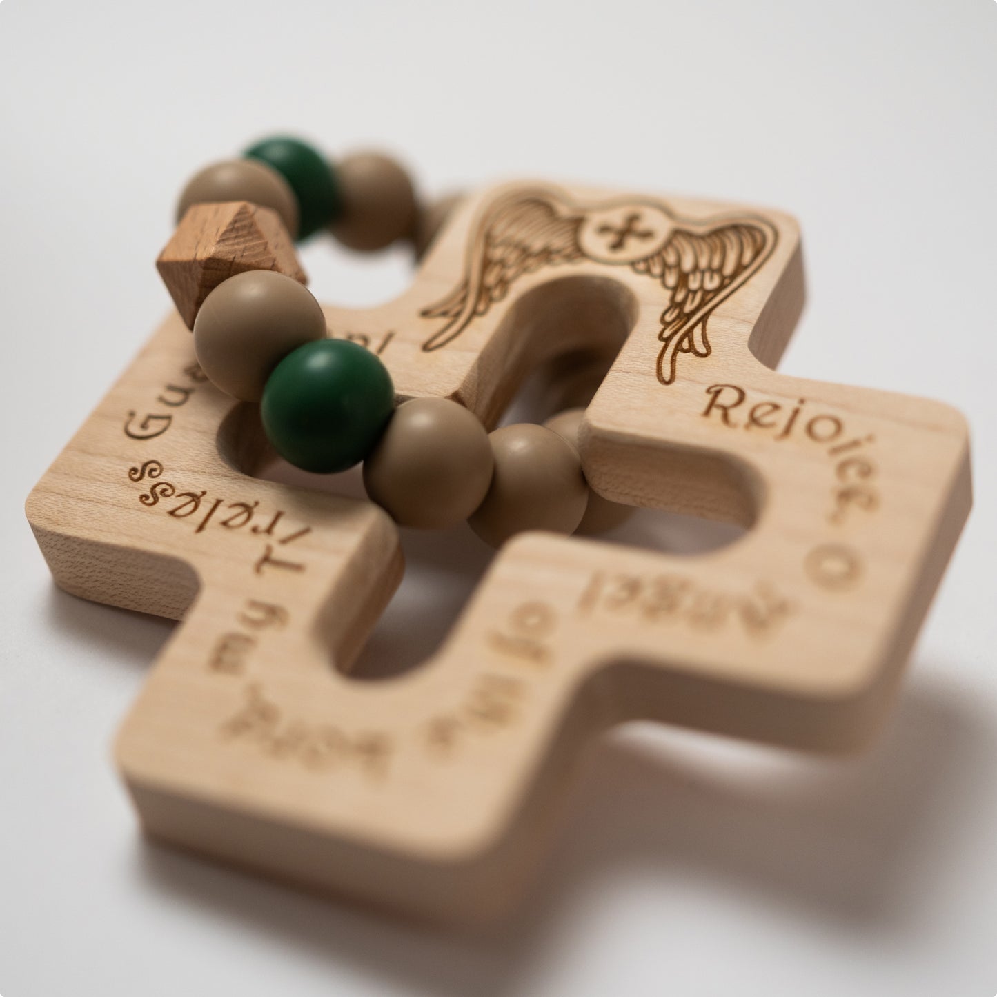 Guardian Angel Cross Teether and Akathist