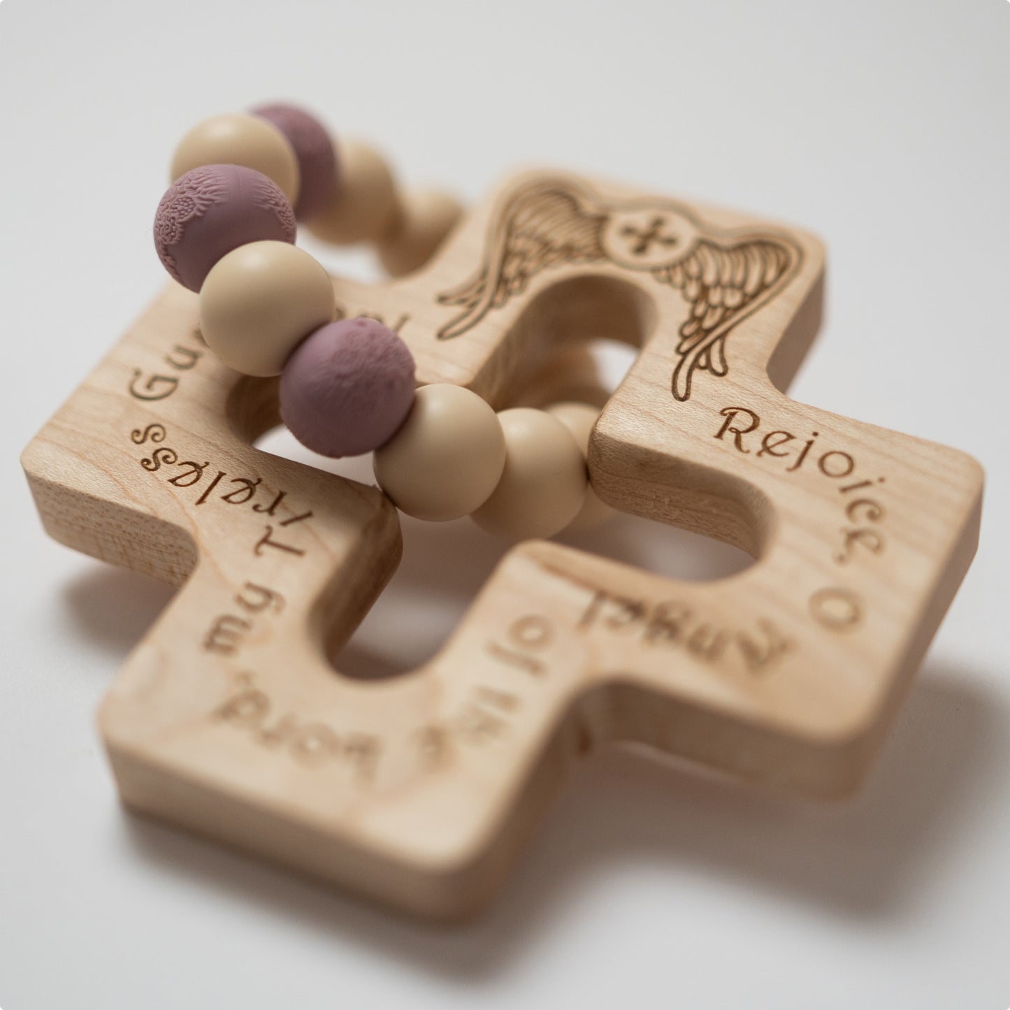 Guardian Angel Cross Teether and Akathist