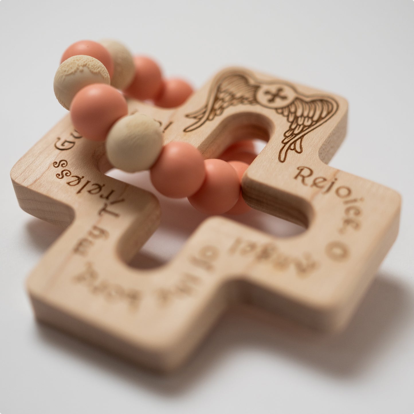 Guardian Angel Cross Teether and Akathist