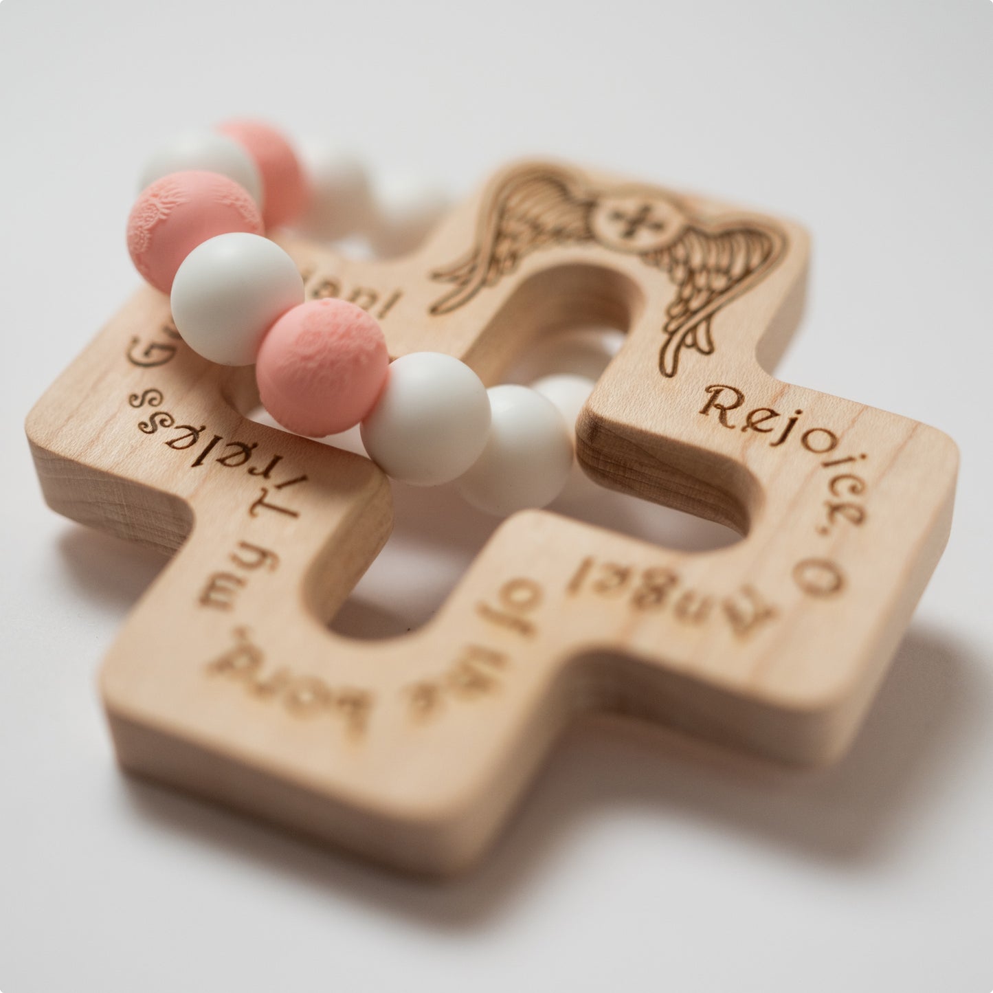 Guardian Angel Cross Teether and Akathist