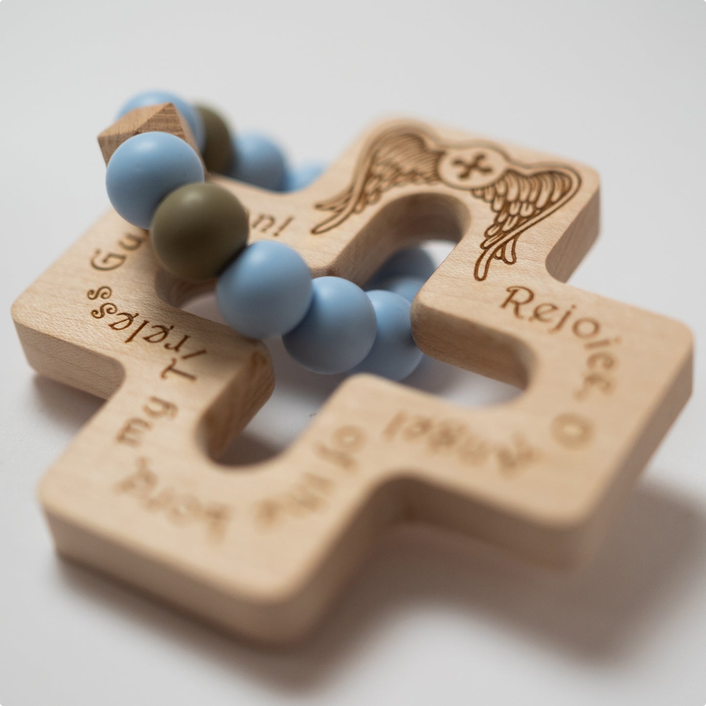 Guardian Angel Cross Teether and Akathist